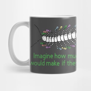 Centipede Flip-Flops Mug